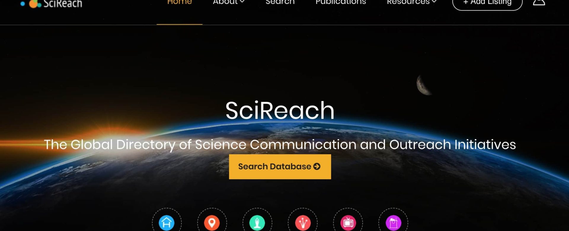 sci_reach front page